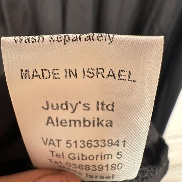 Tekbika By Alembika Dress Womens Size 3 Black Asymmetrical Pullover Long Sleeve - Picture 11 of 16